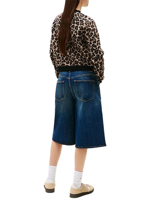 Cardigan leopardato in misto lana Tommy Jeans | DW0DW219680HD